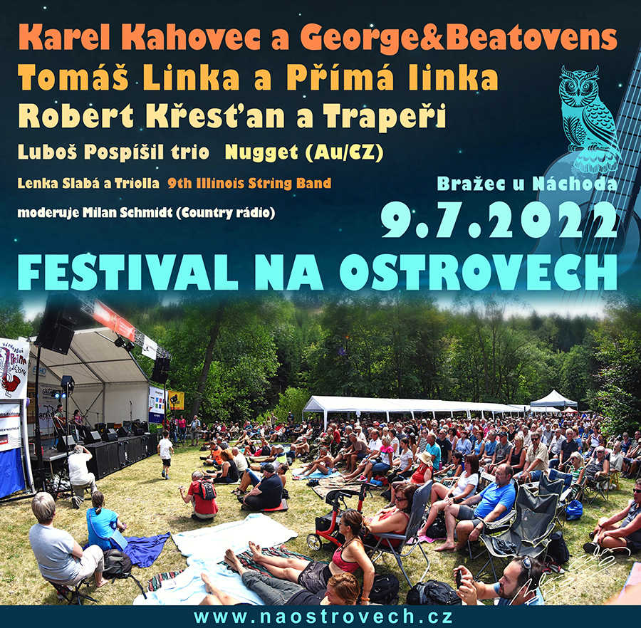 Přijďte si užít letošní jubilejní desátý ročník Festivalu Na Ostrovech!